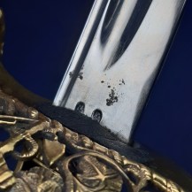 French M1854 Naval Officers Sword by Coulaux, Klingenthal 18